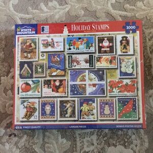 Holiday Stamps 1000-Piece Jigsaw Puzzle